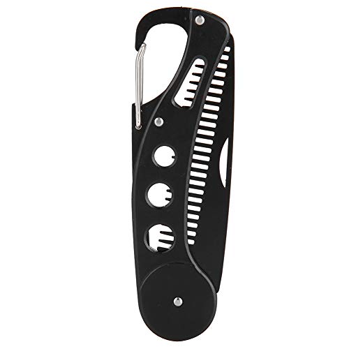 Roadiress Stainless Steel Folding Beard Comb, Portable Multifunction Anti Static Fine to Medium Metal Hair Comb for Men Grooming, Combing Hair, Beard, and Mustache Styling