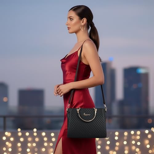 Image of Lady Quinton Quilted Handbag with Detachable Shoulder Strap