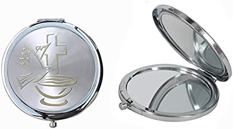 YRP 12 Baptism Makeup Compact Mirror Favors/Bautizo Recuerdos/1ST Communion/Holy Sprit