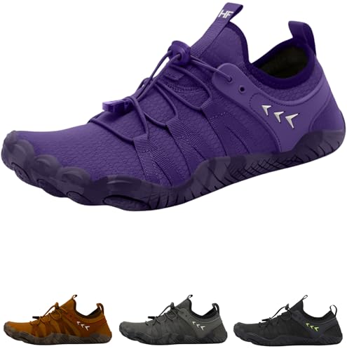 Image of Hike Footwear Caspian Adventure Barefoot Shoes, Wide Toe Box, Non-Slip | Thin flexible sole, arch support & stability, breathable quick-dry lining, for hiking, water activities, jogging, gardening