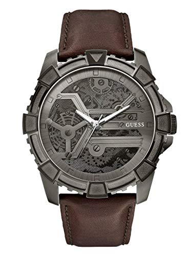 Image of Guess Gunmetal DIAL Men Analog Watch - U0274G1M