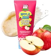 CHASIN' RABBITS Apple Jam Scrub Foam 4.05 Fl Oz, Exfoliating &amp; Hydrating Cleanser with Triple Scr...