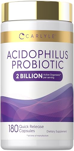 Carlyle Acidophilus Probiotic for Women & Mens Digestive Health