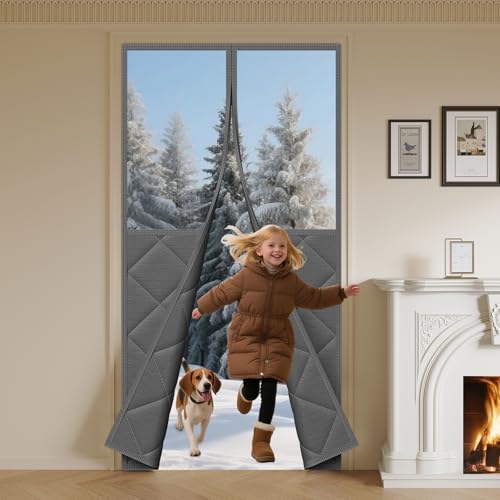 Save 50% on Magnetic Thermal Insulated Door Curtain with Code J89F45S3