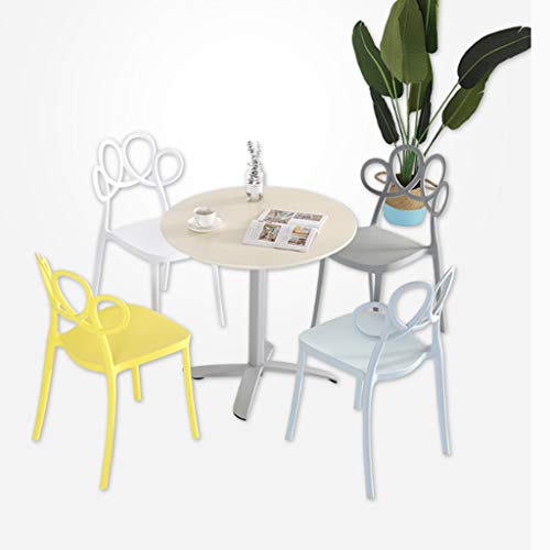 Walnut Stackable Side Chairs With Back, Indoor Outdoor Use Chair For Farmhouse, Patio, Restaurant, (Color : C) #TOP2