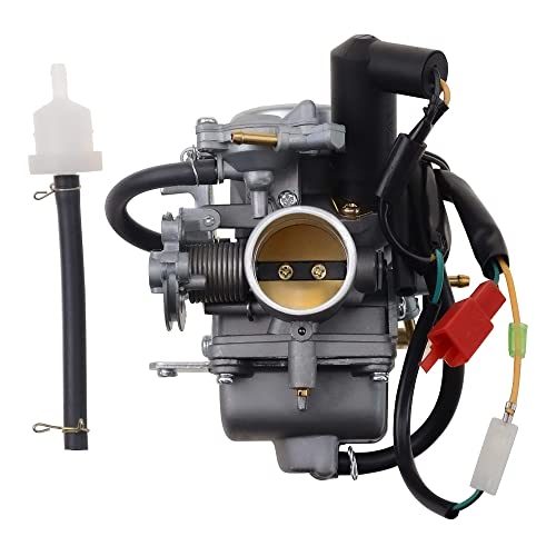 GOOFIT Carburetor Replacement for Helix CN250 Elite CH125 CH150 Jonyer Carter Brother Baja Roketa 250cc Touring Scooter Go Kart