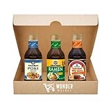 Wonderbox Salsas orientales - 250ml x 3 - Kikko man - Salsa poke; ramen; teriyaki bbq