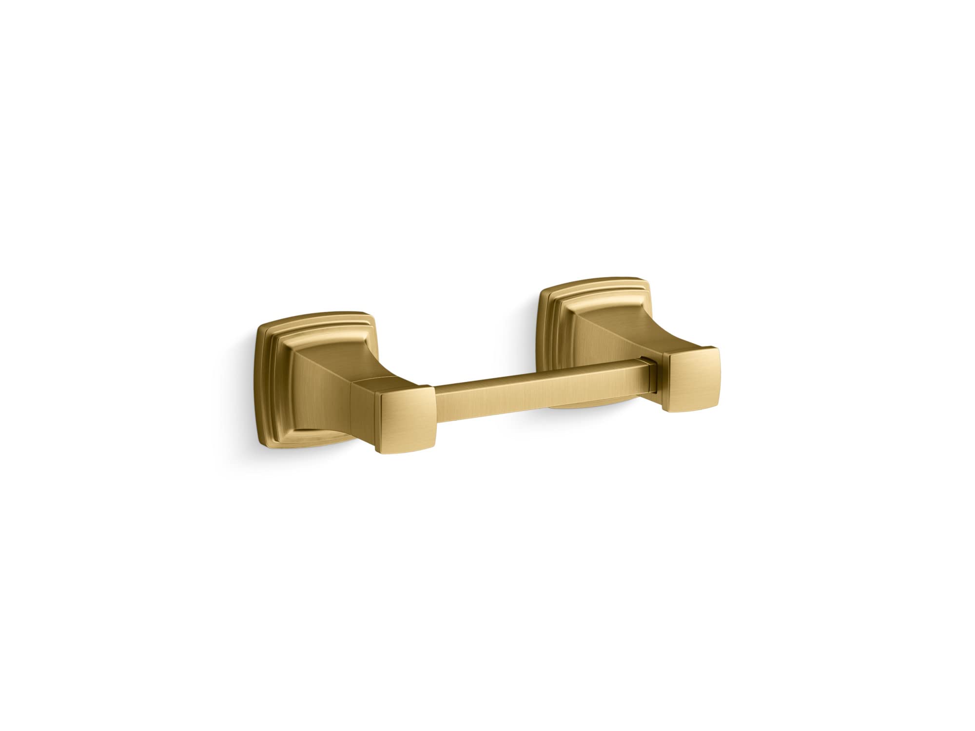 Soporte para papel higiénico de pared Kohler Riff latón moderno 27413-2MB