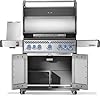 Napoleon Rogue PRO-S 625 Natural Gas Grill with Infrared Side and Rear Burners, Stainless Steel, Durable 7-Burner Outdoor BBQ