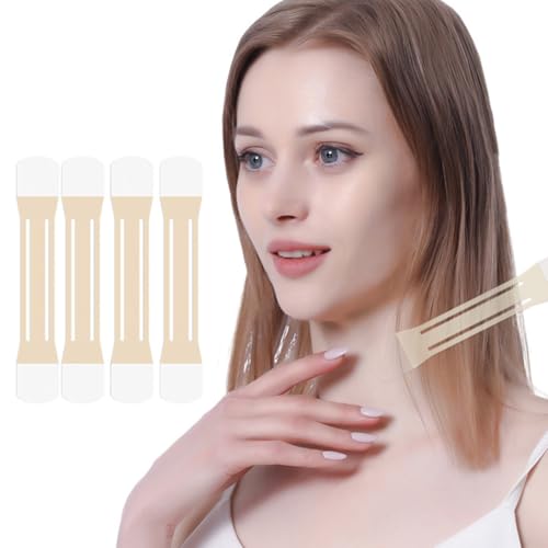 SexxLady Paquete de 2 + 10 pegatinas Parches para Levantar el Cuello, Bandas de Levantamiento Instantáneo de Cuello, Levantamiento De Cuello Pegatinas, Cinta De Levantamiento De Cuello
