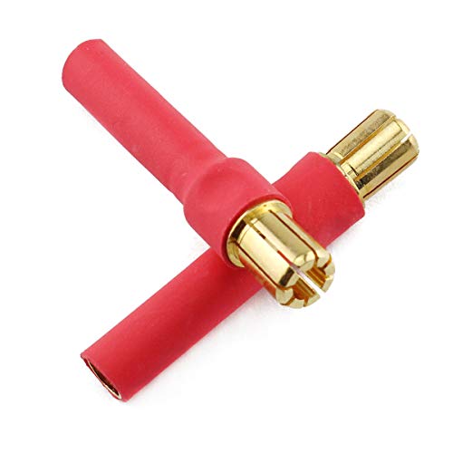 Conectores Bullet 4.0mm a 6.0mm Dorados x4 miniatura 4