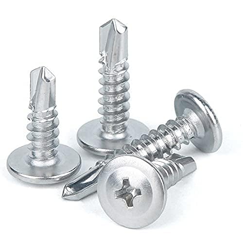 Truss Head Phillips Self Drilling Tapping Screw Zinc Plated Quick Locking Round Washer Head For Metal,Wood,Sheet Industrial & Home Use In Roofing & Insulation (Size 8X13 MM) Pack Of 100 Pcs-picture-16
