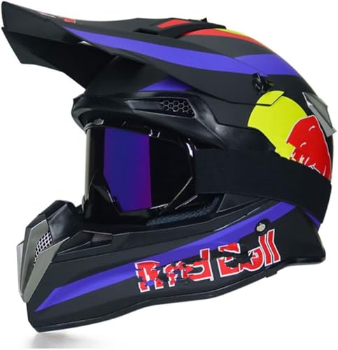 Full Face MTB Helm Motocross Helm Off Road Professional Atv Cross...