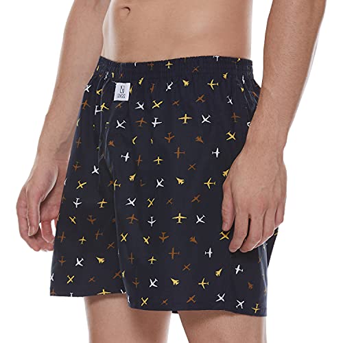 Image of Longies Men's Cotton Boxer Shorts (Pack of 1)