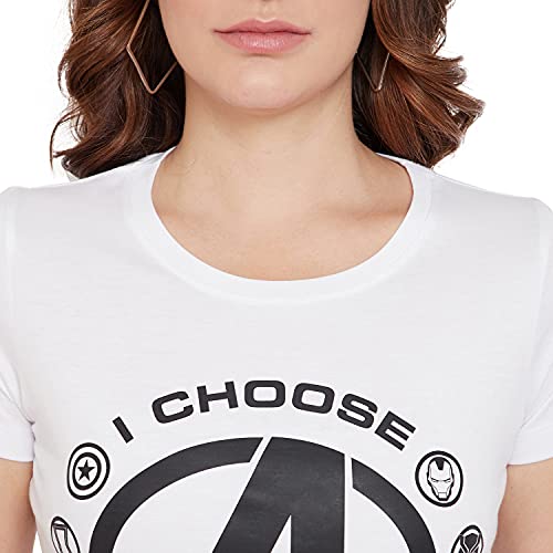 Image of Marvel Women Round Neck Short Sleeves T-Shirt