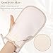 Exfoliating Glove, Korean Exfoliating Mitt with Thumb Holes, Upgraded Deep Exfoliatings Gloves, Body Shower Exfoliator Scrubber, Exfoliator Mitt for Dead Skin Removal, Keratosis Pilaris&Self-Tan Prep