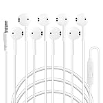 Vxiwscy – 4 Paar In-Ear Kopfhörer mit Magnetischem Kabel, Mikrofon und