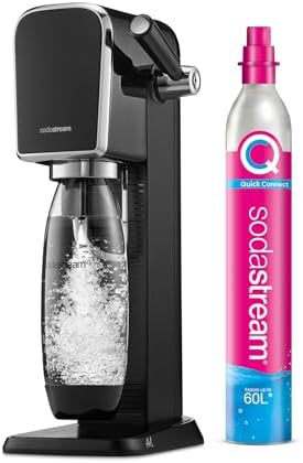 Bild 8 - SodaStream Wassersprudler ART mit CO2-Zylinder und 1x 1L spülmaschinenfeste Kunststoff-Flasche, Höhe 44cm, Weiß, 44 cm