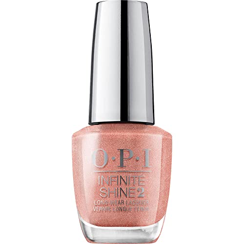 OPI Infinite Shine 2 Long-Wear Lacquer, Worth a Pretty Penne, Pink Long-Lasting Nail Polish, Venice Collection, 0.5 fl oz