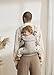 BabyBjörn Baby Carrier Harmony, Woven mélange, Light Beige | 3-in-1 Ergonomic Baby Carrier; Newborn, Facing-in, Outward-Facing, and Back Carrying Positions Supported (7-40 lbs), Newborn to Toddler