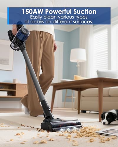 Image of Tineco Pure ONE S30 Cordless Vacuum Cleaner, 150AW Powerful Suction, Zero Tangle Brush, Up to 65min Runtime, Stick Vacuum Cleaner for Pet Hair, Carpet & Hard Floor