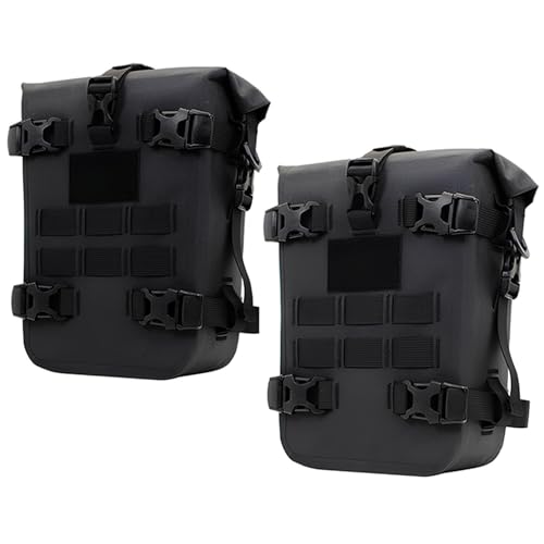 Bolsa lateral impermeable para marco de Voge DS900X con soporte y almacenaje