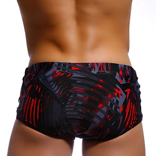 UXH Men Push-Up Pad Swimming Briefs Padded Enlarge Sexy Swimwear Sunbath Surf Beach Shorts3