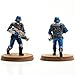 Renegade Games: GI Joe Heroscape - Cobra Troopers & Cobra Flight Pod Common Army Expansion - 5 Unpainted Miniatures, 2 Army Cards, Tabletop Game Set