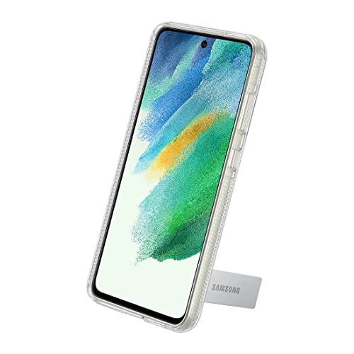 Samsung Clear Standing Cover Custodia Trasparente con cavalletto posizionabile per Galaxy S21 FE 5G - 5