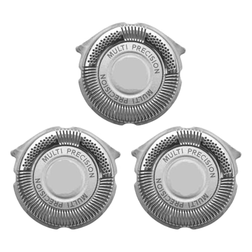 3 cabezales de repuesto for afeitadora SH50/52, compatibles con afeitadoras Philips Norelco, serie 5000 y AquaTouch