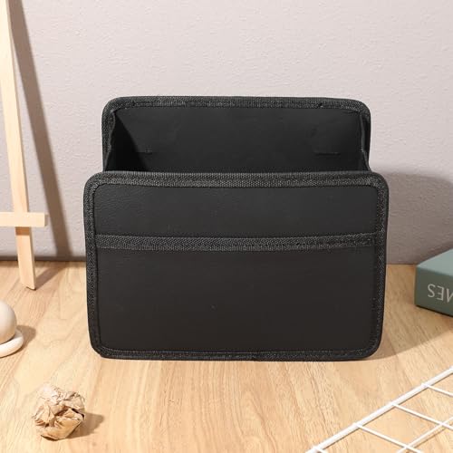 Cubo de basura plegable para coche elimina suciedad en asientos tela Oxford resistente 5