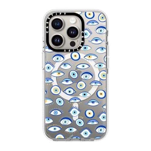 Coque transparente iPhone 15 Pro motif vacances d'été CASETiFY pour la plage