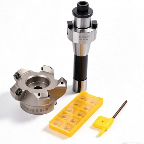 Image of 3.15 inch /80mm Cutting Diameter KM12 80-27-5T CNC Face End Milling Shell Cutter
