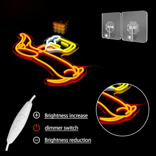 LMSIGNLY Dachshund Neon Schild für Wand Dekor Dackel LED Neon Licht Bar Neon Lichter Bier LED Neon Schilder für Haustier Shop Bar Pub Party Hund Liebhaber Dackel Geschenke Dachshund Christmas Decor