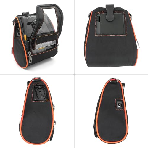 Image of Soft Carrying Case for Zebra ZQ630 QLN420 Mobile Thermal Printer - 2024 Upgrade Case Holster with Shoulder Strap and Belt Clip - Portable Carry Accessories P1050667-017 ZEB-P1050667017