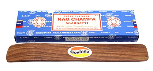 Govinda Bangalore (Bng) Nag Champa Argarbatti 100 Grams With Incense Holder #TOP4