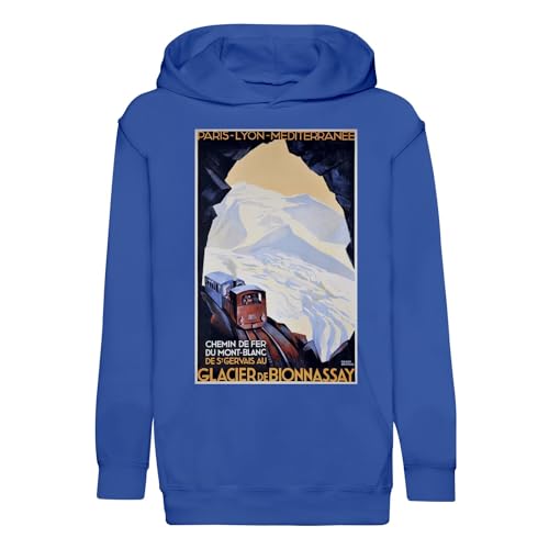 Sweat à capuche enfant Train Mont Blanc style affiche vintage Fabulous Hoodie Premium