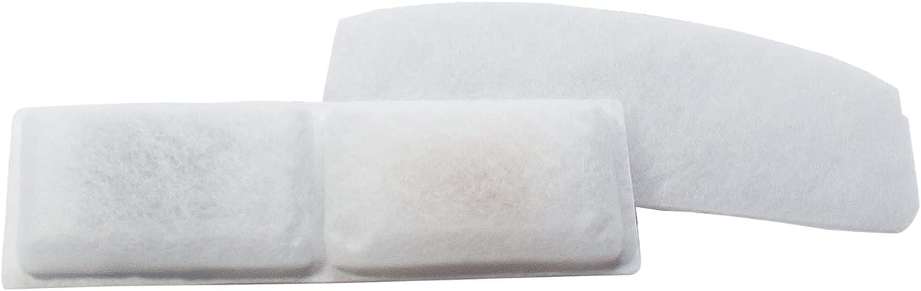 INSTACHEW Replacement filter Pack of 5 for Cats and Dogs, Compatible with Purrflow Pet Water Fountain and Puresmart Cat Fountain