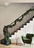 Afloral Real Touch Norfolk Pine Entry/Staircase Garland - 180" Long