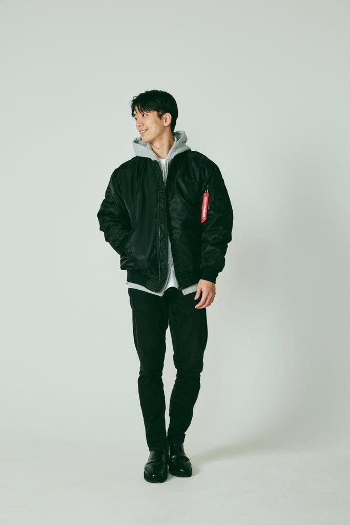 Amazon.co.jp: EGA CHANNEL エガちゃんねる MA-1 ブラック XLサイズ