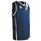 Tejido Interlock Transfer Luanvi Play Camiseta de Tirantes Deportiva de Baloncesto, Unisex Adulto, Azul, XS