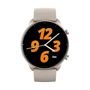 New Version] Amazfit GTR 2 New Version Smartwatch Alexa Built-in Ultra-long Battery Life Smart Watch For Android iOS Phone -Lightning (Grey)