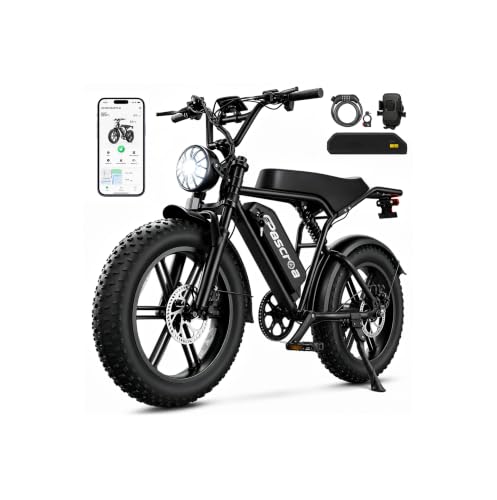 Electric Bike for Adults,2000W Peak 20" Fat Tire Ebike 28MPH 65/120 Miles image 5