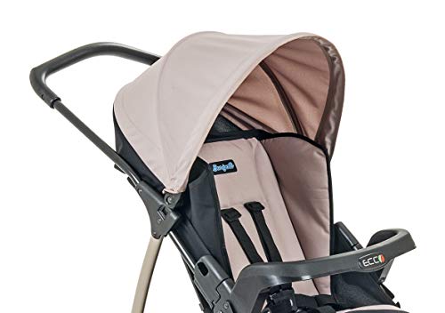 Carrinho de Bebê Ecco, Burigotto, Cappuccino, Até 15 kg