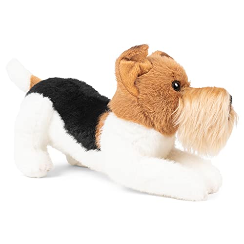 Demdaco Wire Fox Terrier Black And Tan 6 Inch Polyester Plush Fabric Stuffed Figure Toy #TOP2