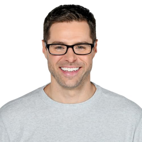 Image of Foster Grant Men's Brandon Rectangle Reading Glasses