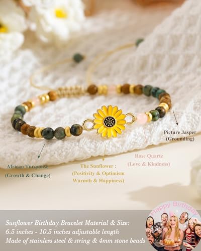 Image of Tarsus Sunflower Gifts for Women Teens - Positivity, Love & Strength