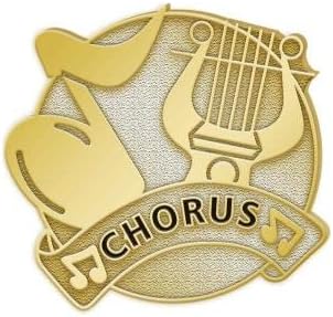 Diestruck Chorus Pin - Chorus Music Lapel Pin Awards Prime