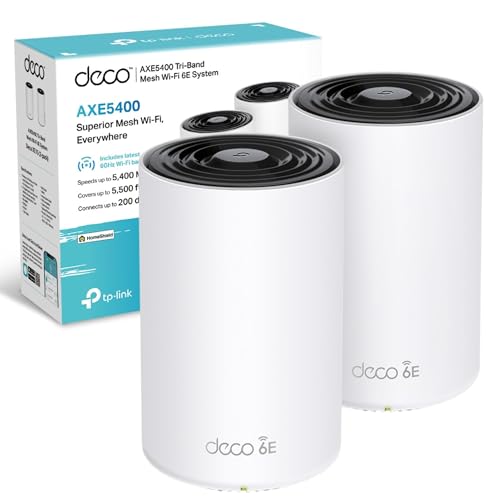 TP-Link Deco XE75 AXE5400 Wi-Fi 6E 2パック Refurbished: TP-Link Deco AXE5400 Tri-Band Wi-Fi 6E Mesh