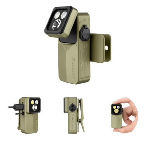 OLIGHT-Oclip-2-Ultra-EDC-Rechargeable-Flashlight-Clip-Light-Olive-Green OLIGHT Oclip 2 Ultra EDC Rechargeable Flashlight Clip Light, Olive Green - Image 1